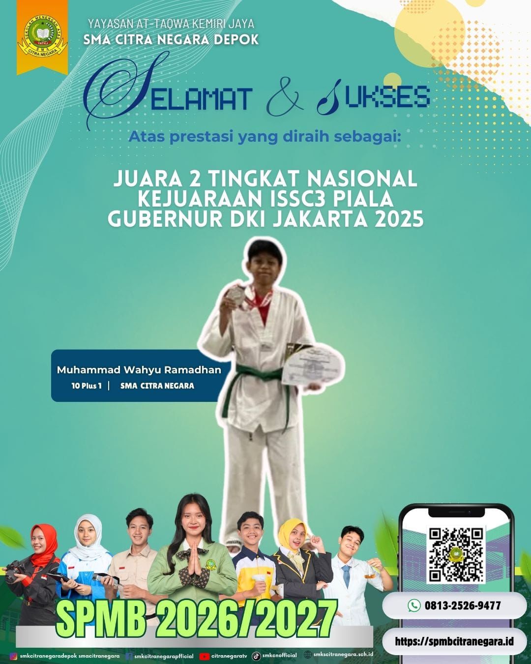 LAGI! JUARA 2 TINGKAT NASIONAL KEJUARAAN ISSC3 PIALA GUBERNUR DKI JAKARTA 2025