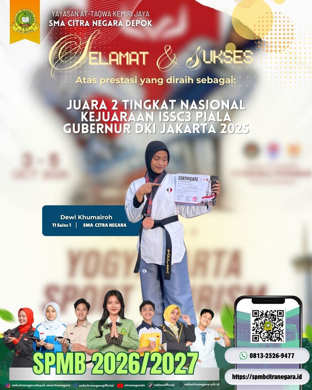 JUARA 2 TINGKAT NASIONAL – KEJUARAAN ISSC3 PIALA GUBERNUR DKI JAKARTA 2025