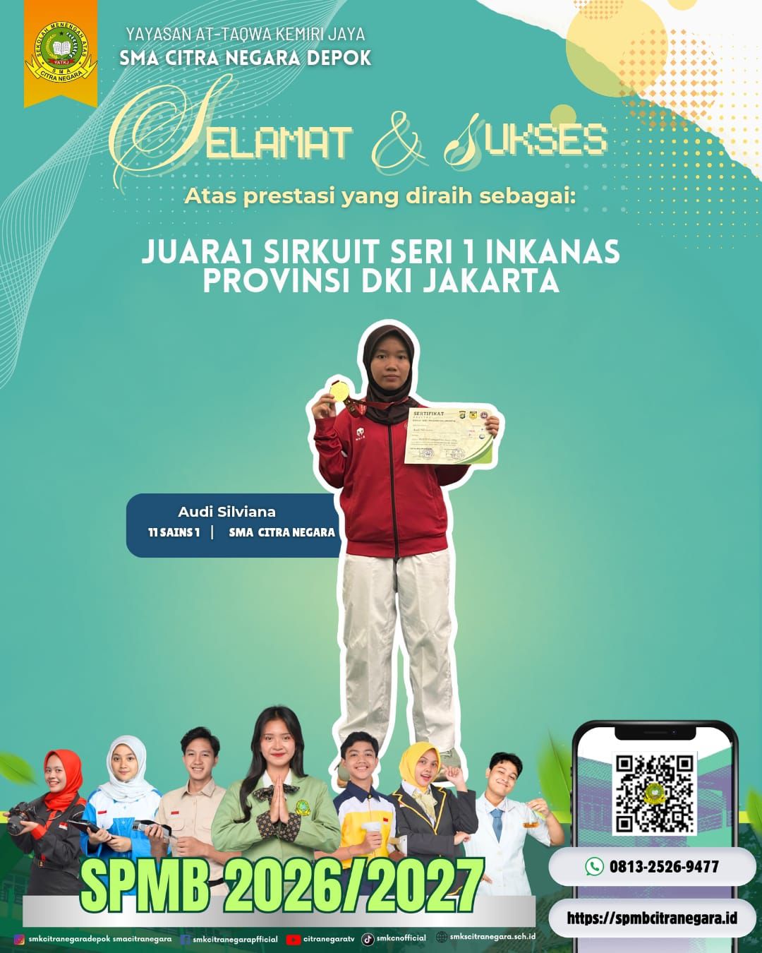 JUARA 1 SIRKUIT SERI 1 INKANAS PROVINSI DKI JAKARTA